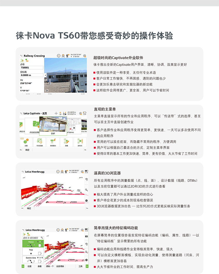 徕卡NovaTS60第三代超高精度全站仪-5